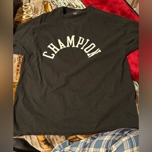 Champion Black T-Shirt